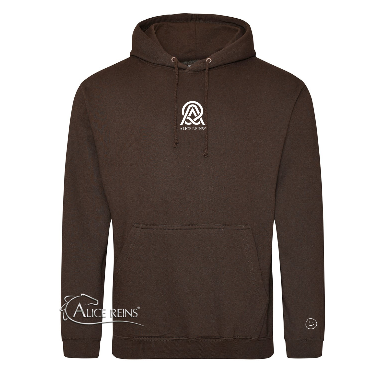 Alice Reins® hoodie in chocolate