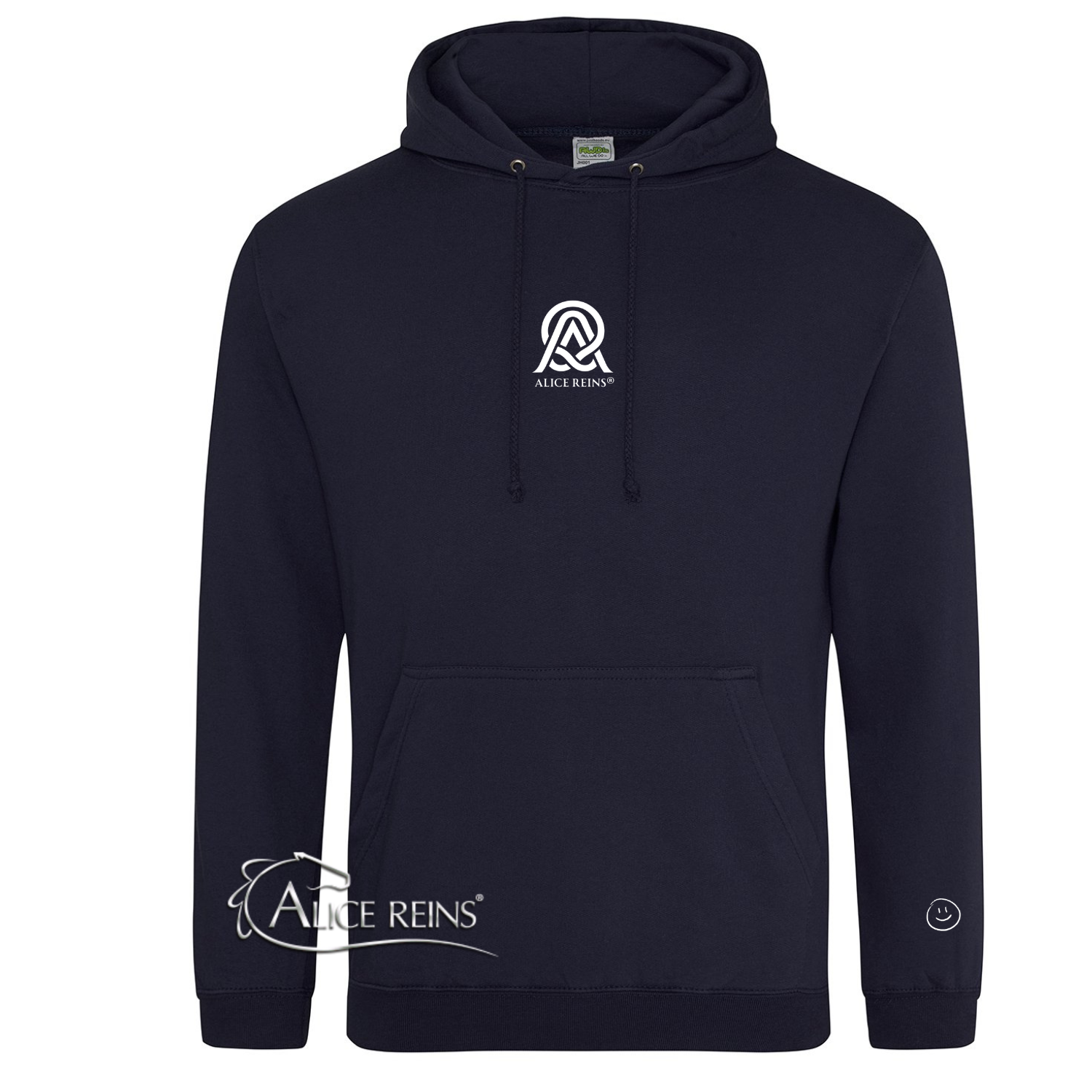 Alice Reins® hoodie in dark french navy